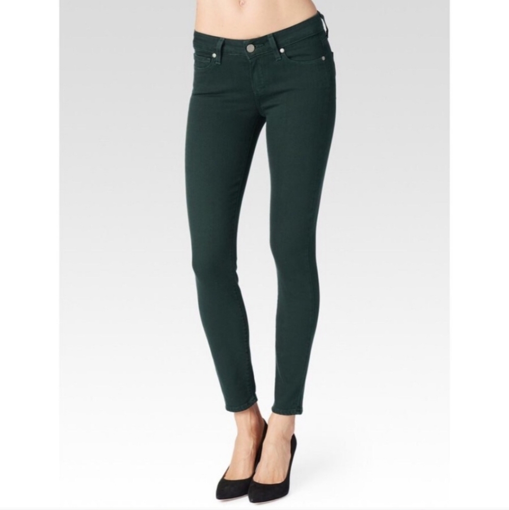 Paige Hunter Green Verdugo Ankle Jean Size 26